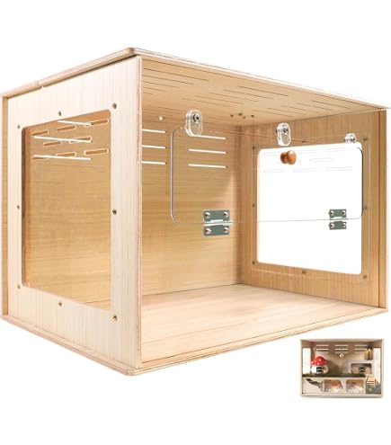 木製飼育ケージ 30×30×25 サイズオーダー可　爬虫類　小動物 Amazon.co.jp: 木製飼育ケージ 30×30×25 サイズオーダー可 爬虫類